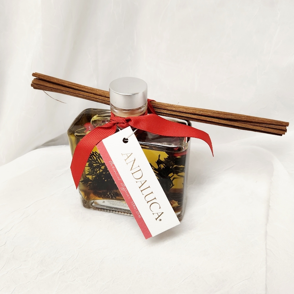 Andaluca Holiday Memories Botanical Reed Oil Diffuser 7.5 oz Aromatherapy